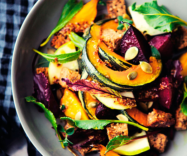 Autumn Panzanella Salad
